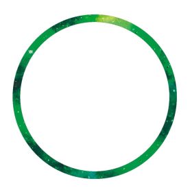 Bike Bicycle Rims Stickers 12 inches Decorative Bike Wheels Rim Stickers Decals - Green Starry Sky