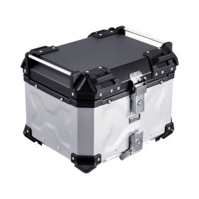 45L Motorcycle Top Case Universal Motorbike Tail Box with Leather Lining