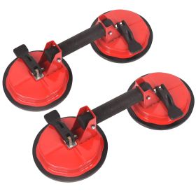 2 Pack Glass Suction Cup, 5.75in Adjustable Vacuum Suction Cups Heavy Duty Industrial Tile Suction Cup to Lift Large Glass for Window Replacement