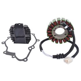 Stator And Regulator Rectifier w/Gasket for Yamaha Street Bike Models YZF-R6 2003-2005