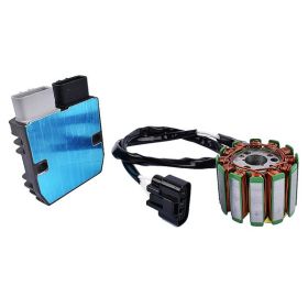 Stator And Mosfet Regulator Rectifier for Yamaha YZF-R1 YZF R1 YZFR1 2004-2008 JM3685ST417CK