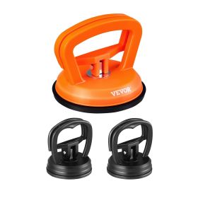 VEVOR Dent Removal Kit, 3 Packs Suction Cups, Dent Puller Handle Lifter with Gloves and Cloth, Paintless Car Dent Puller Remover for Car Dent Rep