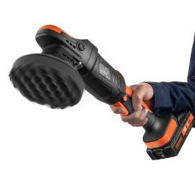 VEVOR 20V Cordless Buffer Polisher 6" Brushless Polisher with 1PCS 4.0Ah Battery
