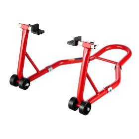 Motorcycle Stand Lift 850 lbs Rear Wheel Spoolift Paddock Swingarm Arm Red