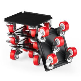 VEVOR Furniture Dolly Heavy Duty Furniture Mover with 5 Wheels 1200 lbs Capacity (Default: Default)